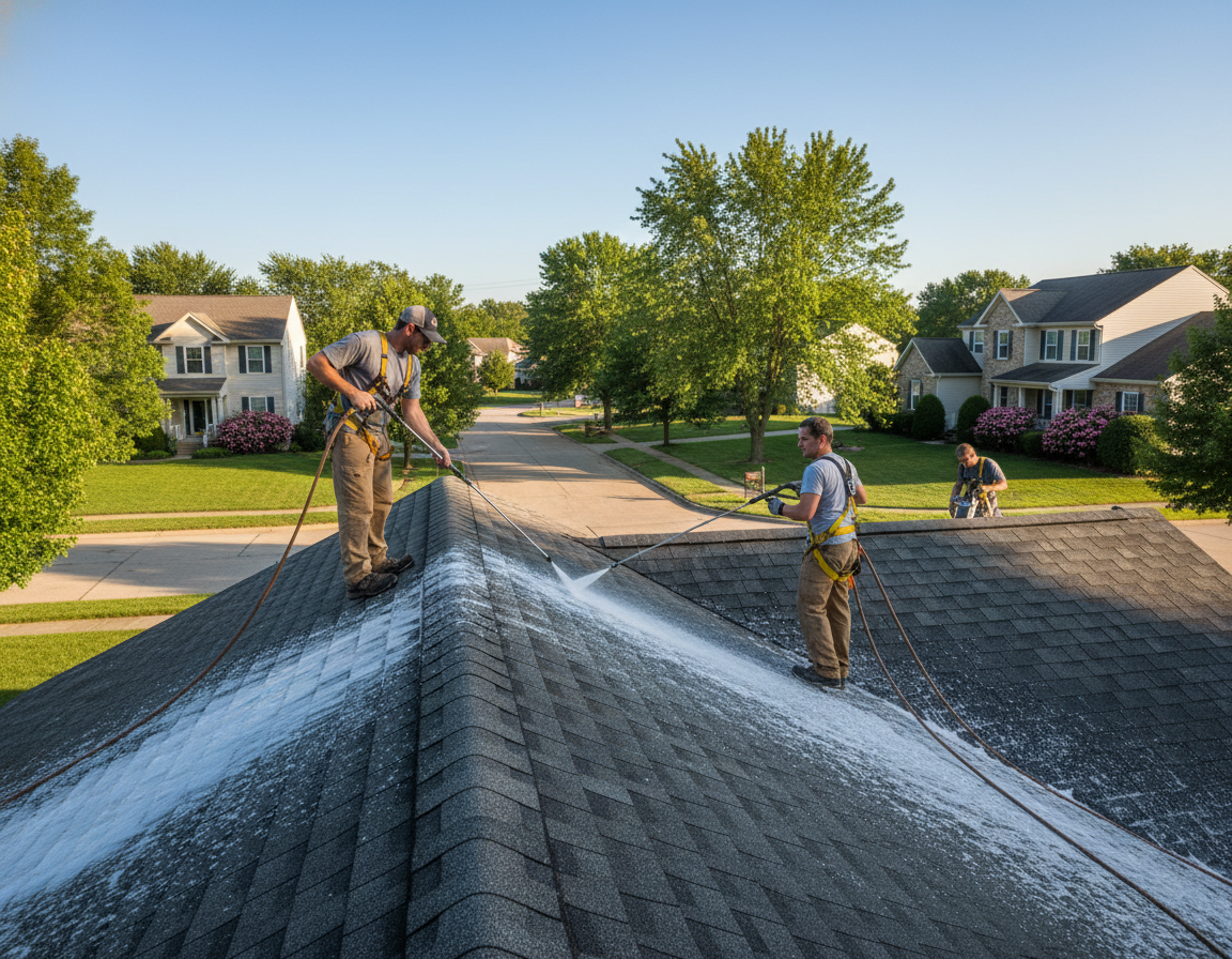 Roof Cleaning In Hilliard